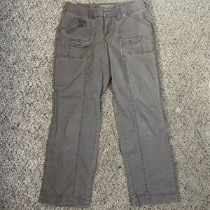 Sonoma Life & Style Modern Straight Leg Pants 10 Partial Elastic Waistband NWOT